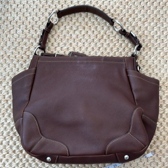 Prada Vitello Daino Hobo Shoulder Bag BROWN - Picture 4 of 16